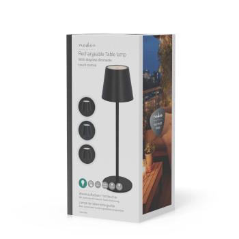 Lampe de table LED LED 1,8 W 150 lm 3000 - 6000 K Noir - Nedis