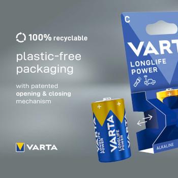 Alkaline Batterij C - Varta