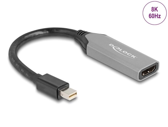 Adaptateur Delock Mini DisplayPort vers HDMI 8K avec HDR