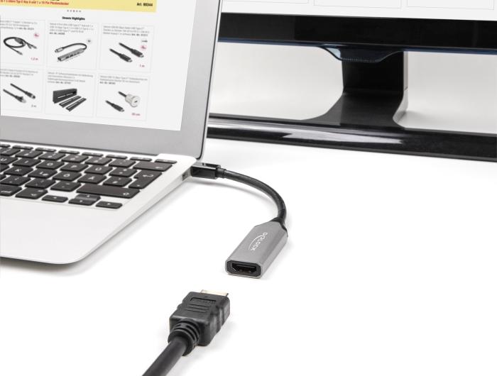 Delock Mini DisplayPort naar HDMI adapter 8K met HDR