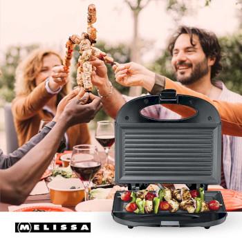 Sandwichmaker / grillplaat 750 Watt Zwart - MELISSA