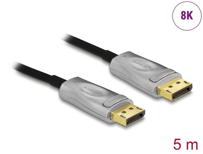 Delock Actieve Optische DisplayPort 1.4 8K Kabel 5 m