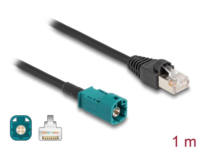 Delock Kabel HSD Z-stekker naar RJ45-stekker 1 m