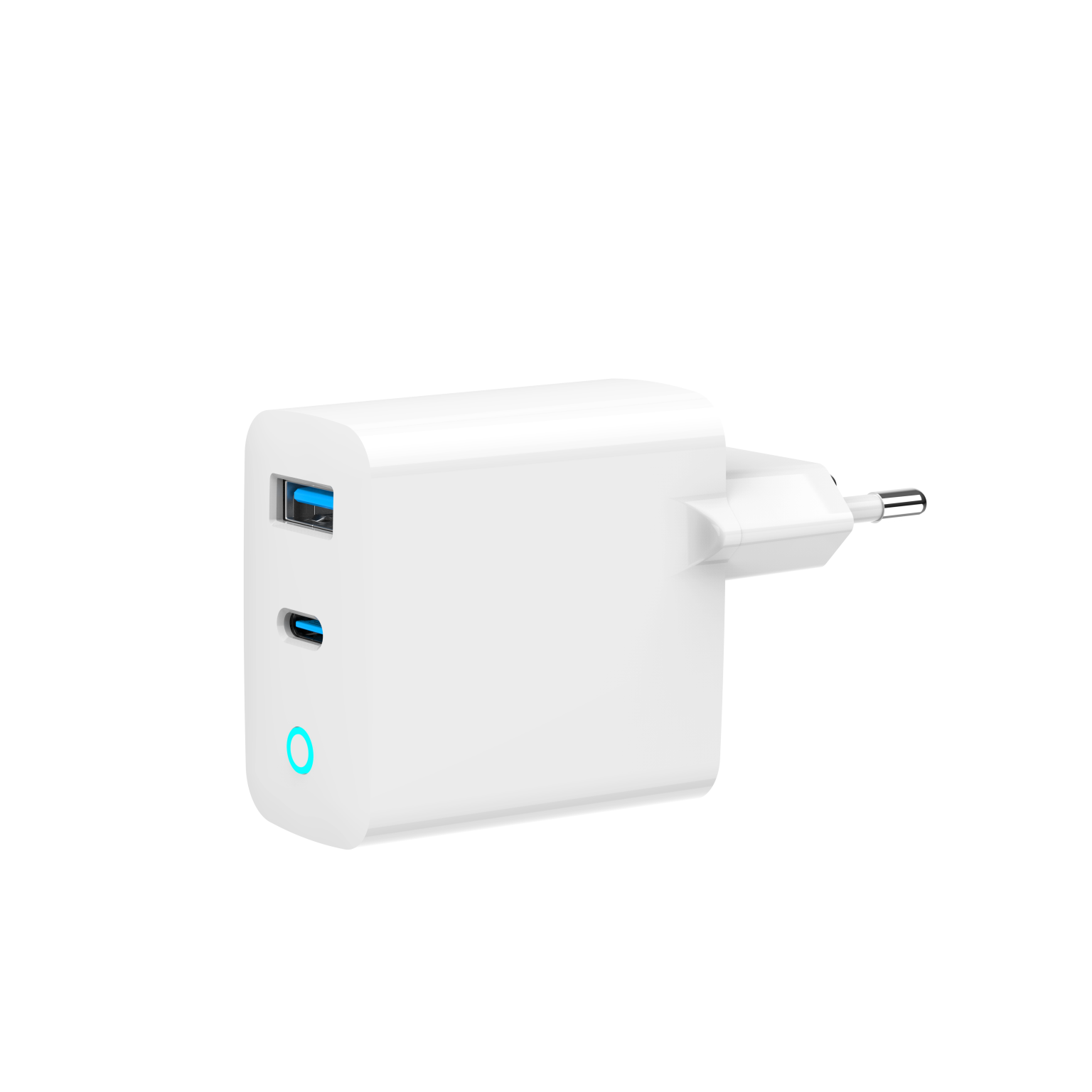 USB-lader 1xA, 1xC 65W Power Delivery wit