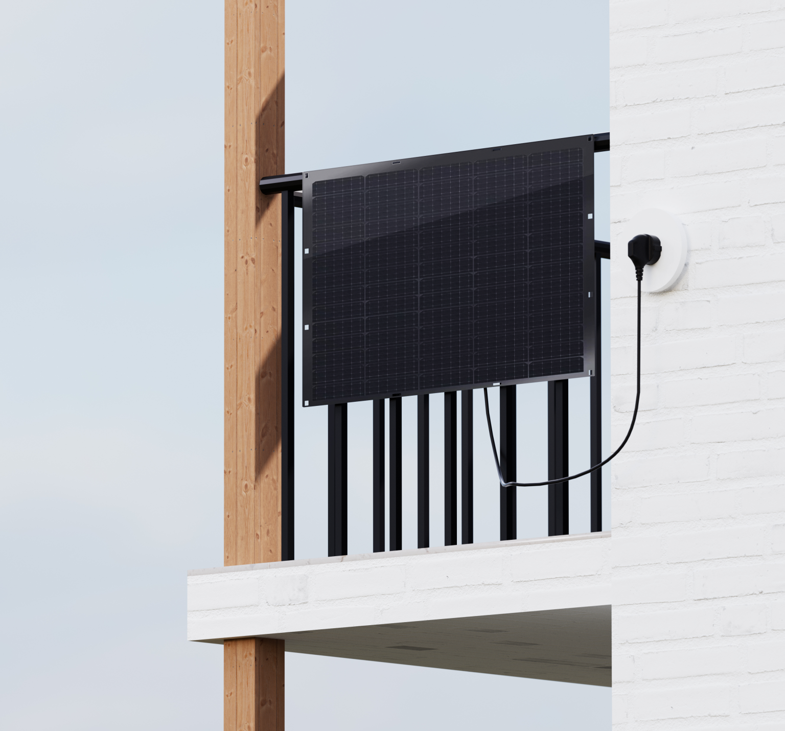 Kit solaire vertical à faire soi-même ''Balkon'', 400 W