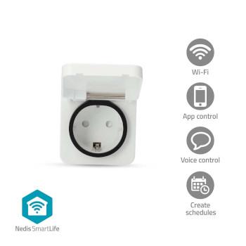 SmartLife Prise Intelligente Wi-Fi IP44 3680 W Prise avec mise à la terre -25 - Nedis