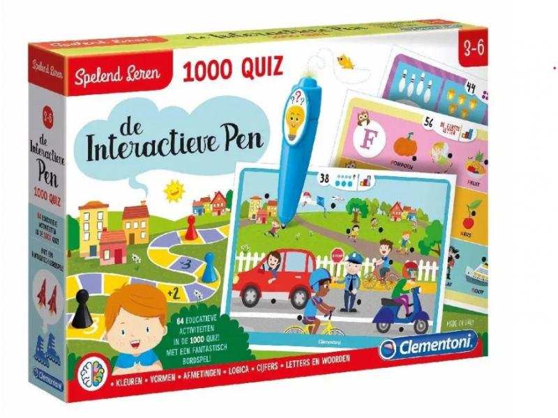 Clementoni Stylo Interactif Jeu de Société Apprentissage 66893 - Clementoni
