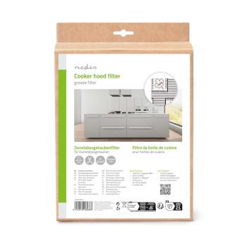 Filtre à graisse pour hotte aspirante 57 x 47 cm Indicateur de remplacement Adaptable sur mesure - Nedis