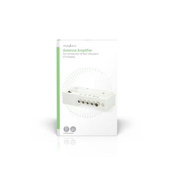 Amplificateur CATV Gain : 20 dB 47 - 694 MHz Sorties : 4 - Nedis
