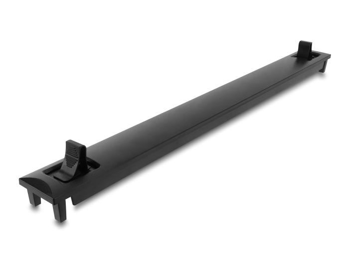 Delock 19″ 1 HE Blindpaneel ABS kunststof met inhaakfunctie (Snap-In)