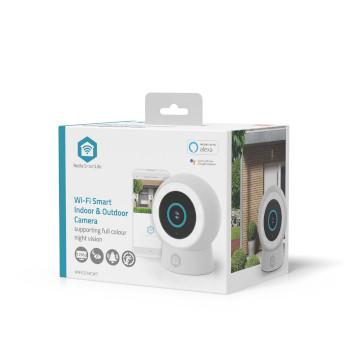 Caméra SmartLife Extérieure Wi-Fi Spotlight 3MP Full HD 1296p - Nedis