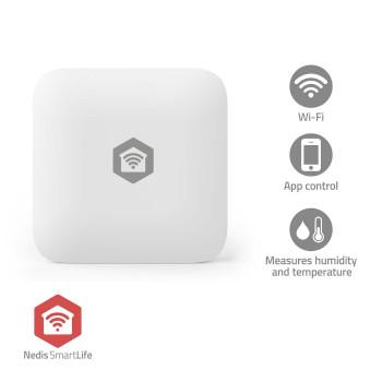 SmartLife Capteur climatique Zigbee 3.0 Alimenté par pile Android™ / IOS - Nedis