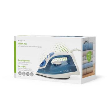 Stoomstrijkijzer 2000 W 20 g/m Stoomstoot Keramiek 0.20 l - Nedis