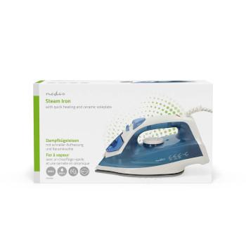 Stoomstrijkijzer 2000 W 20 g/m Stoomstoot Keramiek 0.20 l - Nedis