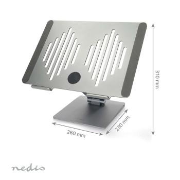 Support pour ordinateur portable Alimenté par USB 17 Pliable - Nedis
