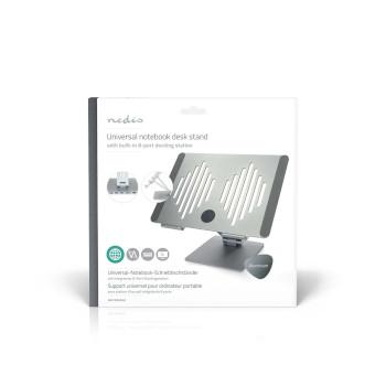 Support pour ordinateur portable Alimenté par USB 17 Pliable - Nedis