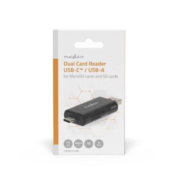 Lecteur de cartes microSD (TF) / microSDHC (TF) / microSDXC (TF) / SD / SDHC / - Nedis