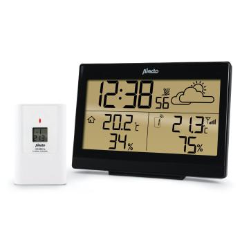 Station météo avec capteur sans fil Noir - Alecto