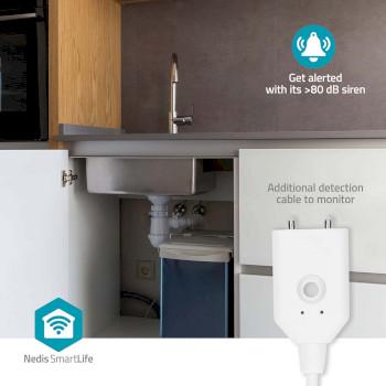 SmartLife Water Detector Wi-Fi Alimenté par pile Extension incluse - Nedis