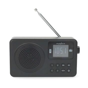 Radio FM Modèle portable FM Alimenté par batterie / USB Numérique 2 - Nedis