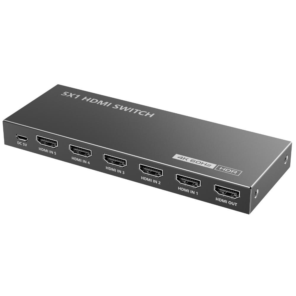 HDMI switch 5 poorts
