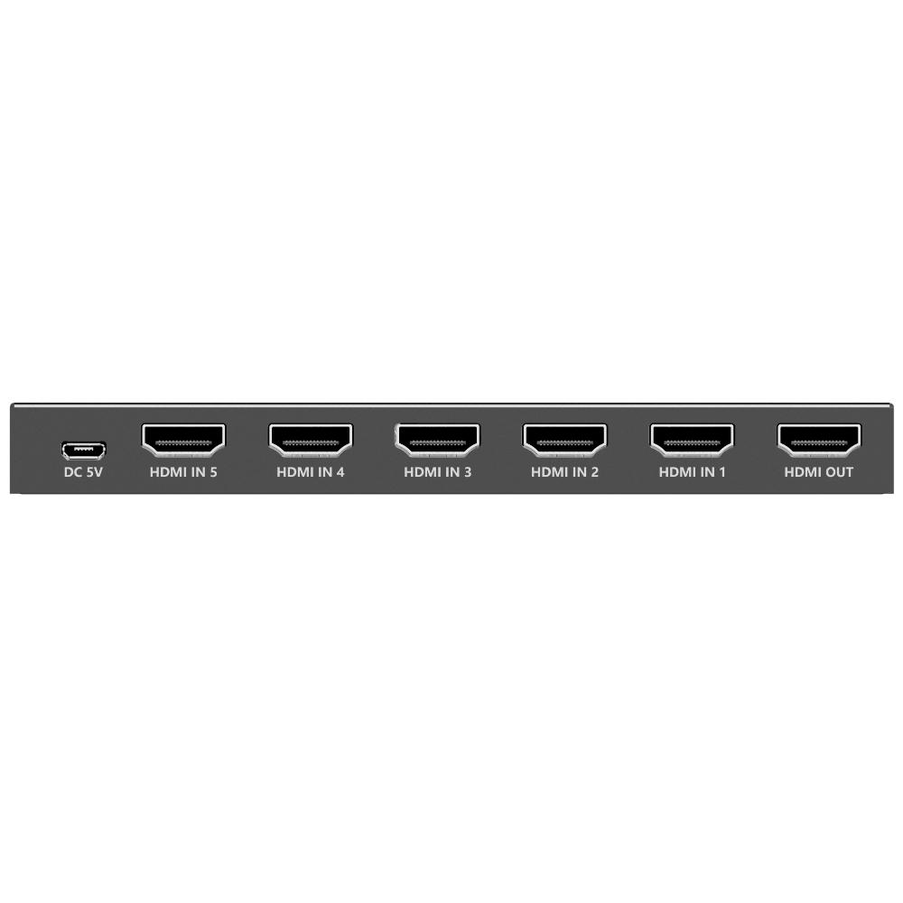 4K HDMI 2.0 switch 5 poorts
