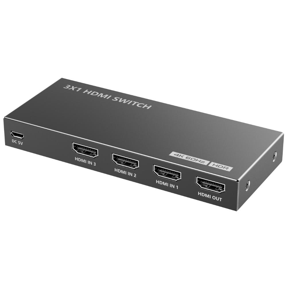 HDMI switch 3 poorts - Allteq