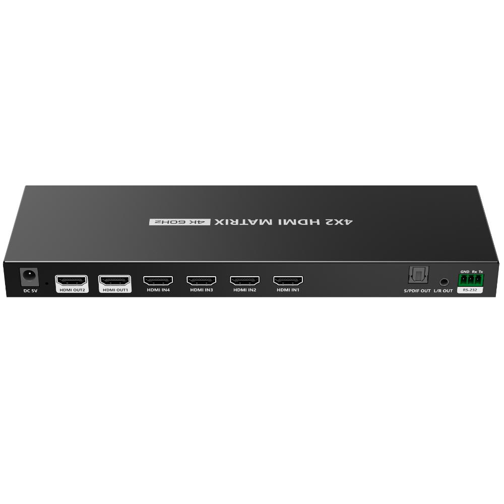 HDMI 4x2 matrix switch