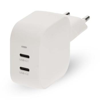 Chargeur 45 W GaN PD3.0 Fonction de charge rapide 2.25 / 3.0 A Sorties : - Nedis