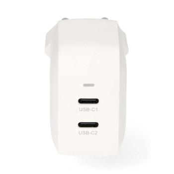 Chargeur 35 W GaN PD3.0 Fonction de charge rapide 1.75 / 2.33 / 2.92 / 3.0 - Nedis