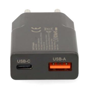 Chargeur 20 W GaN PD3.0 Fonction de charge rapide 1.5 / 2.0 / 2.22 / 3.0 A - Nedis