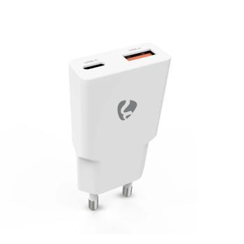 Chargeur 20 W GaN PD3.0 Fonction de charge rapide 1.5 / 2.0 / 2.22 / 3.0 A - Nedis