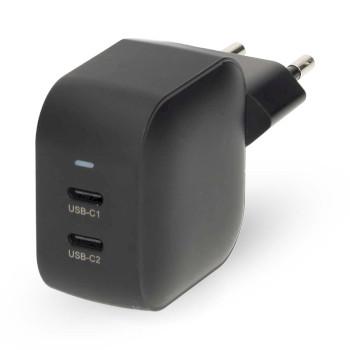 Chargeur 45 W GaN PD3.0 Fonction de charge rapide 2.25 / 3.0 A Sorties : - Nedis