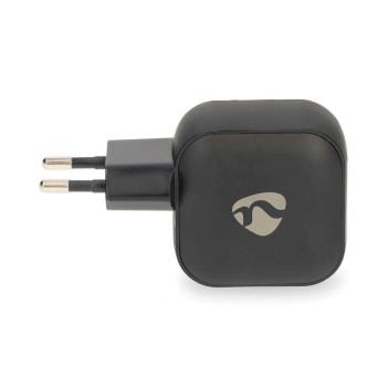Chargeur 45 W GaN PD3.0 Fonction de charge rapide 2.25 / 3.0 A Sorties : - Nedis