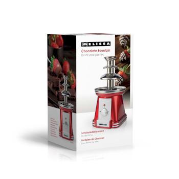 Fontaine à chocolat 90 B 32 cm 3 niveaux métalliques Rouge / Blanc - MELISSA