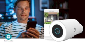 Caméra Extérieure SmartLife Wi-Fi Spotlight 3MP Full HD 1296p - Nedis
