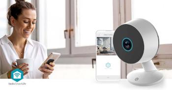 Caméra SmartLife Intérieure Wi-Fi 3MP Full HD 1296p Stockage Cloud - Nedis