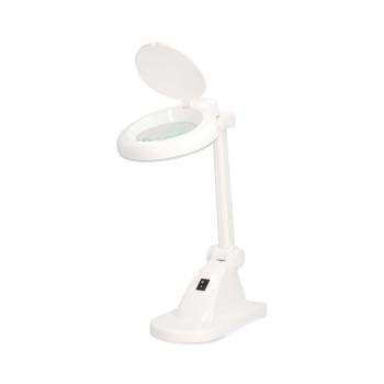 Lampe loupe de table Puissance de la lentille : 3 + 12 Dioptries 6500 K 6 W 400 lm Blanc - Nedis