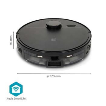 SmartLife Robotstofzuiger Laser navigatie Wi-Fi Capaciteit - Nedis