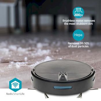 SmartLife Robotstofzuiger Willekeurig Wi-Fi Capaciteit - Nedis