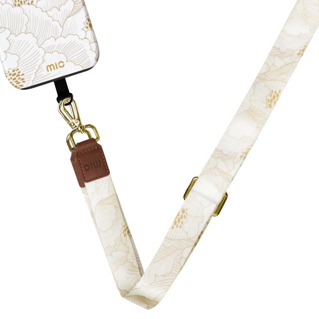 MIO Lanyard White Roses - MIO by Mobilize