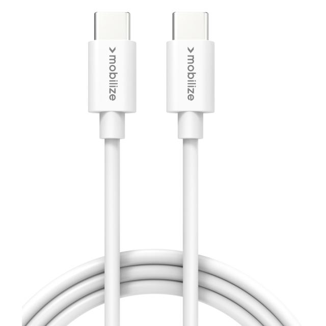Mobilize Cable USB-C to USB-C 1m. 100W White - Mobilize