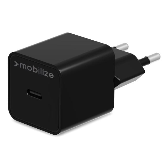 Mobilize Wall Charger USB-C GaN 30W with PD/PPS Black - Mobilize