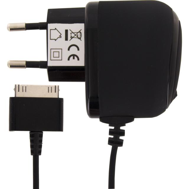 Mobilize Premium Travel Charger Apple 30-Pin 1.0A 5W Black Bulk - Mobilize