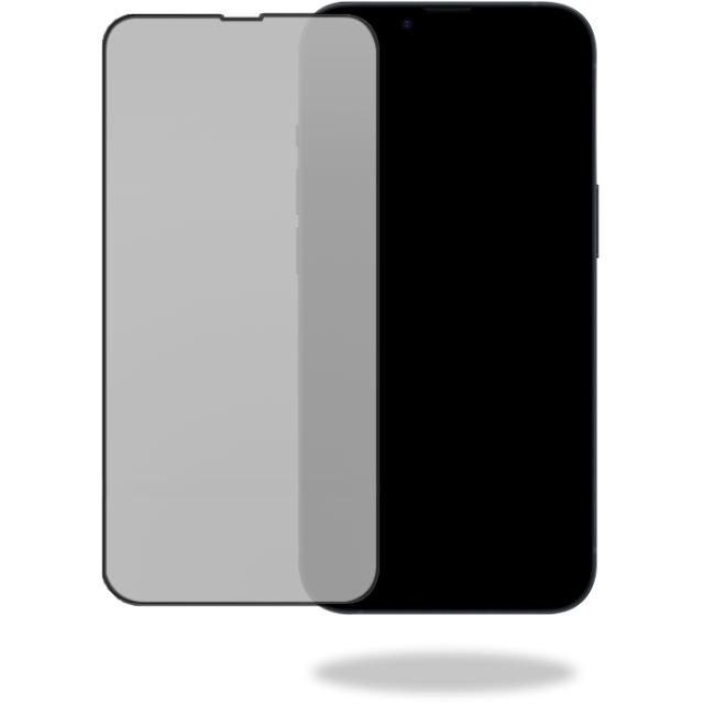 Mobilize Privacy Glass Screen Protector - Black Frame - for Apple iPhone - Mobilize