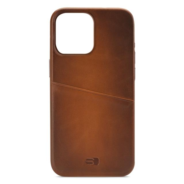 Senza Desire Leather Cover with Card Slot Apple iPhone 14 Pro Max Burned - Senza