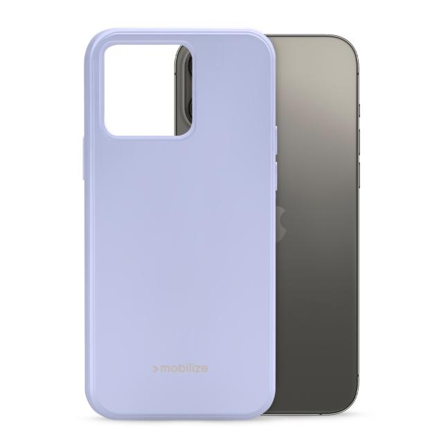 Mobilize Rubber Gelly Case Apple iPhone 13 Pro Max Pastel Purple - Mobilize