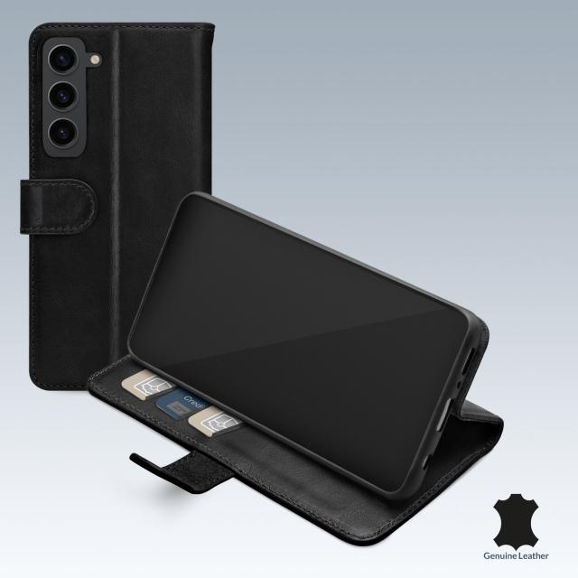 Mobilize Leather Wallet Samsung Galaxy S23 5G Black - Mobilize