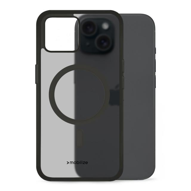 Mobilize MagSafe Compatible Hybrid Pro Case Apple iPhone 13/14/15 Black - Mobilize