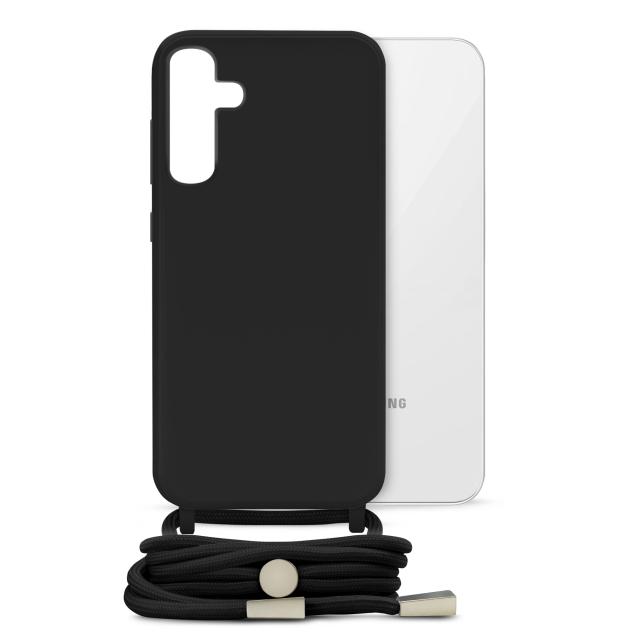 Mobilize Lanyard Gelly Case for Samsung Galaxy S24+ 5G Black - Mobilize